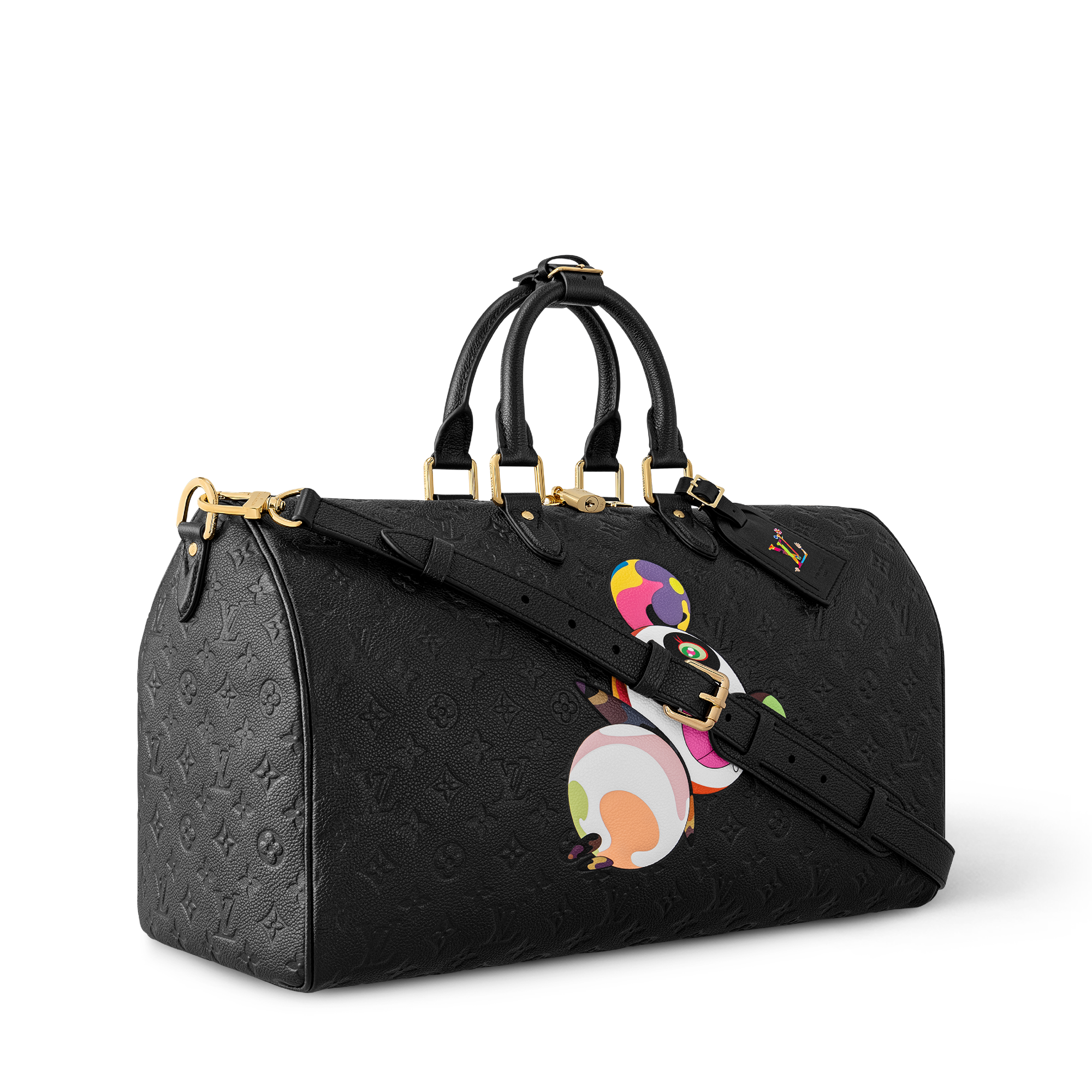 LV x TM Keepall Bandoulière 45 Monogram Empreinte Leather - Bags